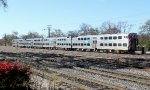 Departing Southbound Metra Train #115